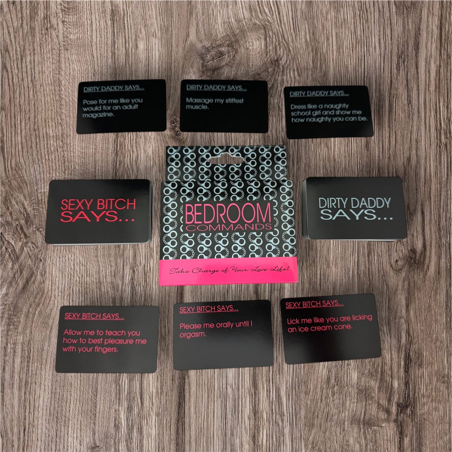 Bedroom Commands Card Game