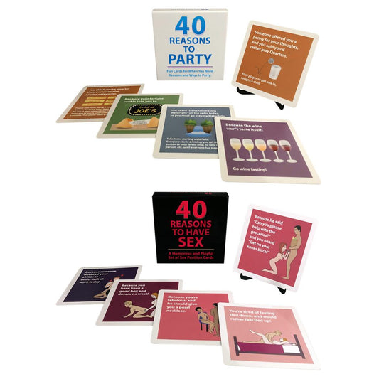 Kheper Games, Inc. Launches 40 Reasons to Have Sex and 40 Reasons to Party Sets