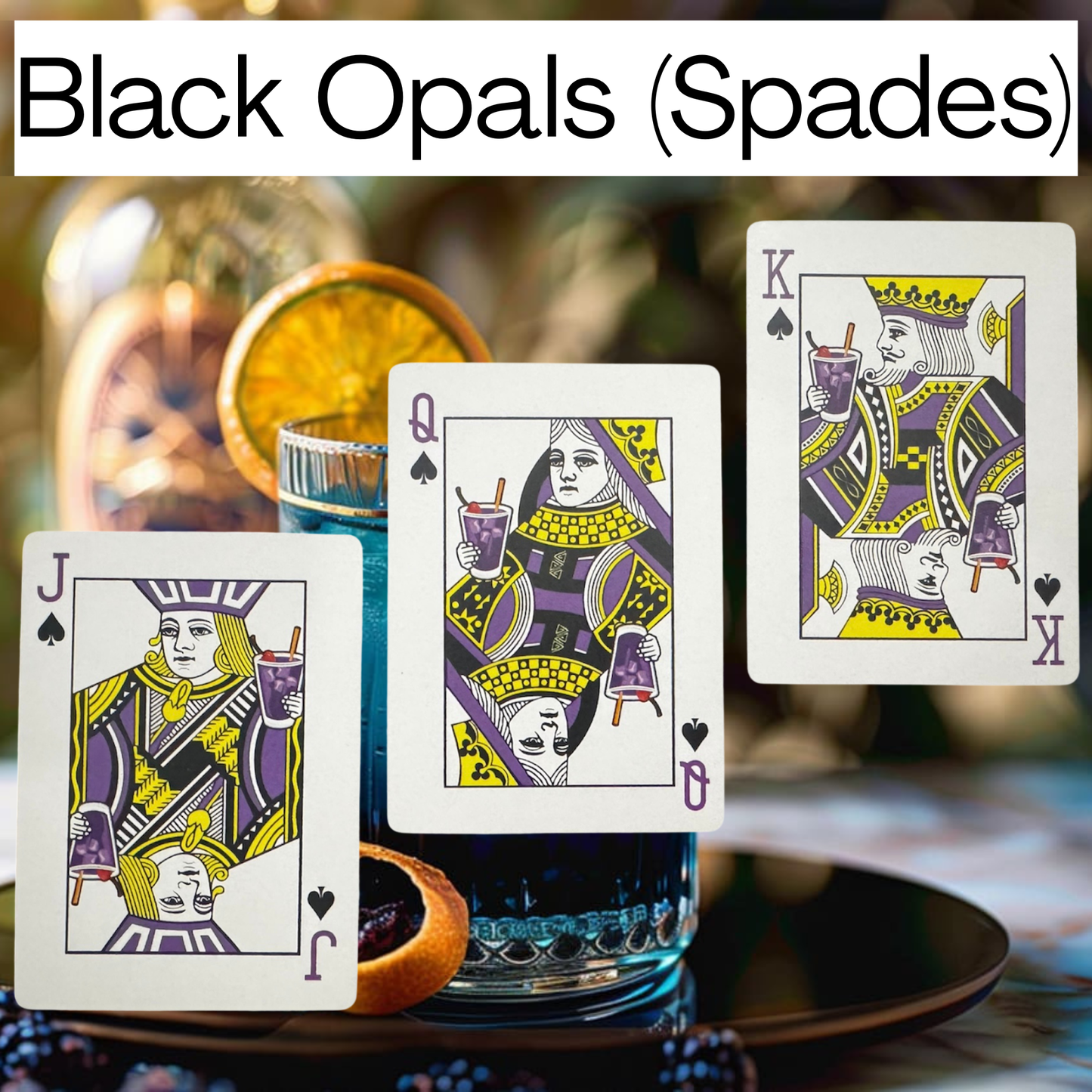 Cocktail Themed Playing Cards