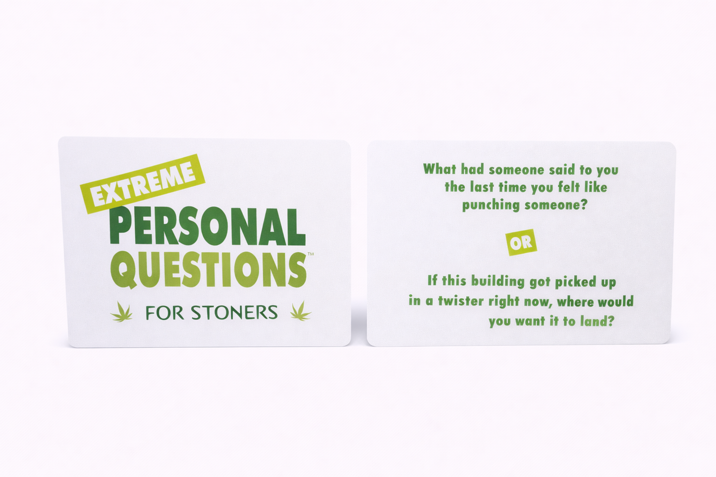 Extreme Personal Questions for Stoners