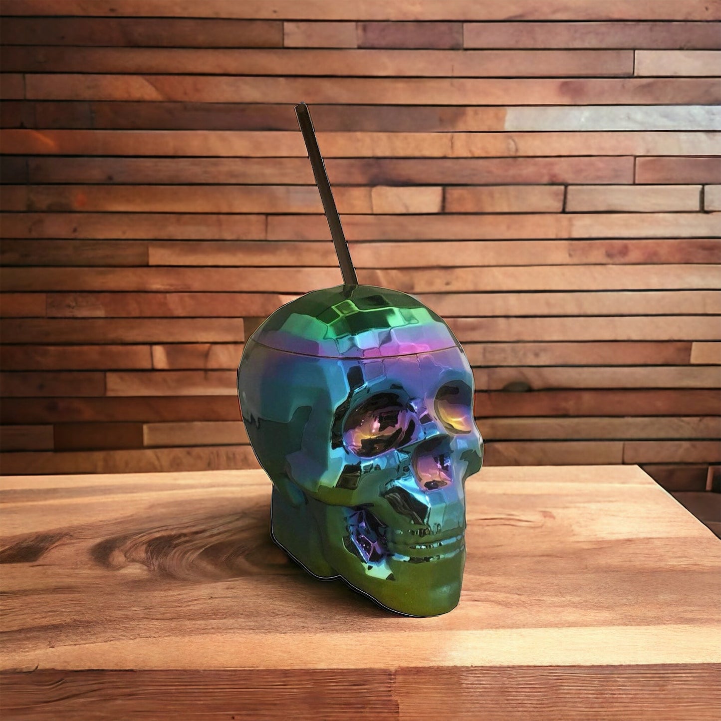 Oil-Slick Skull Cup