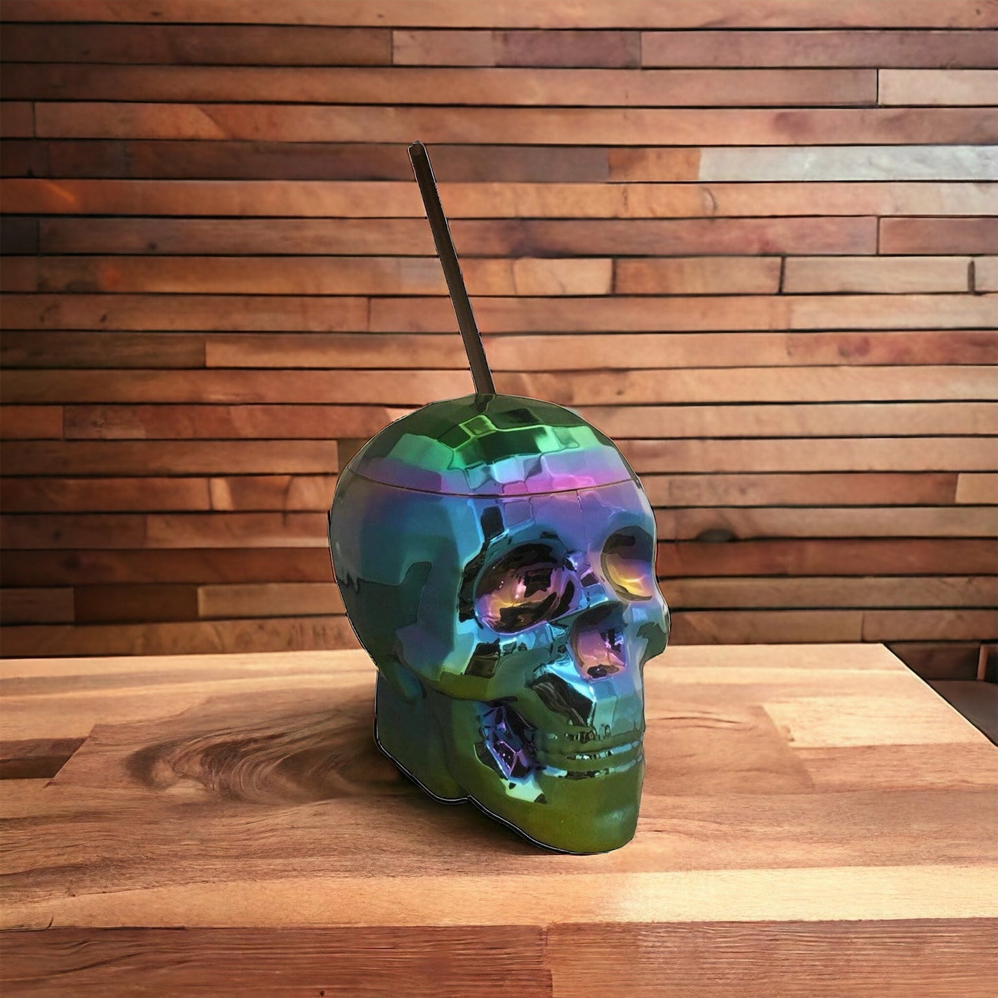 Oil-Slick Skull Cup