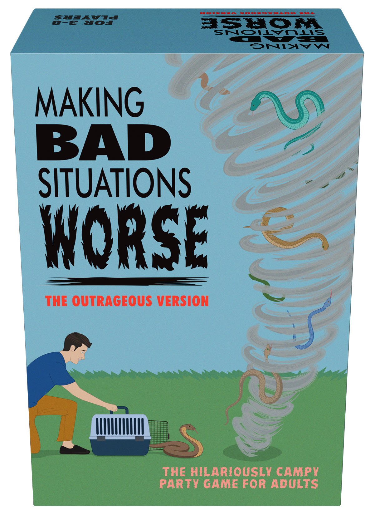 Kheper Games Making Bad Situations Worse- The outragous version. Party game for adults. Drinking Game for adults 