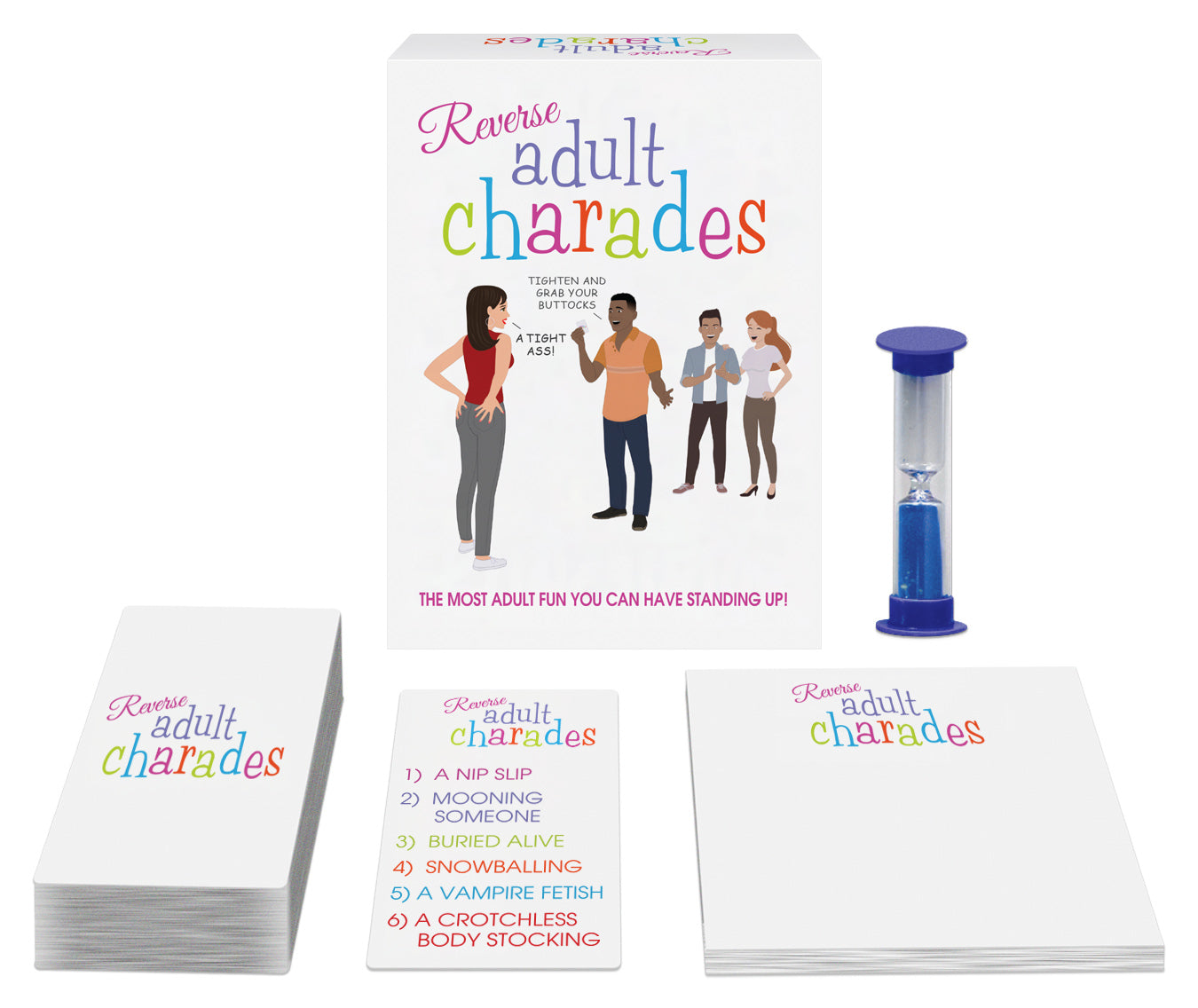 Kheper Games Reverse Adult Charades party game for adults. Drinking game for adults. Best Party game. Best Drinking Game