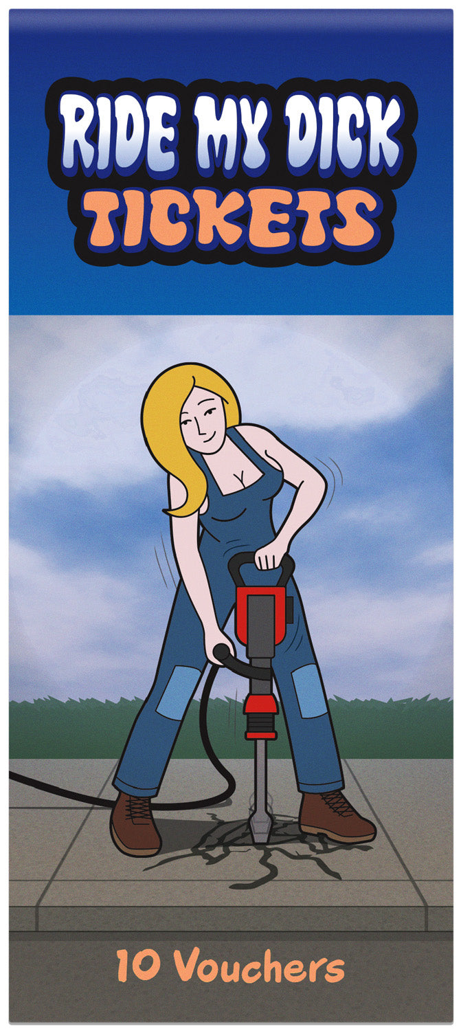 Kheper Games Ride My Dick Tickets are 10 vouchers for couples.