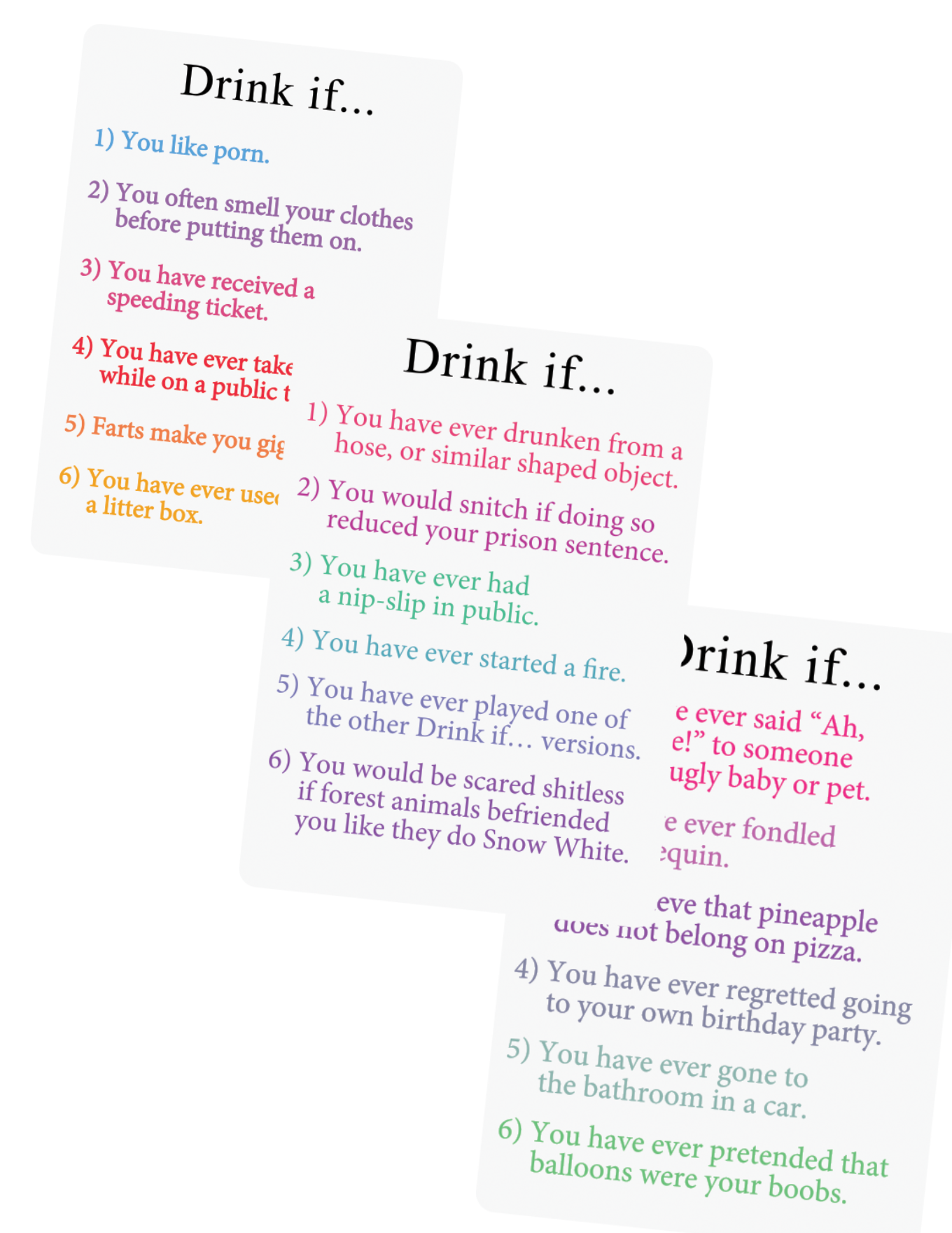Drink If... For Lovers