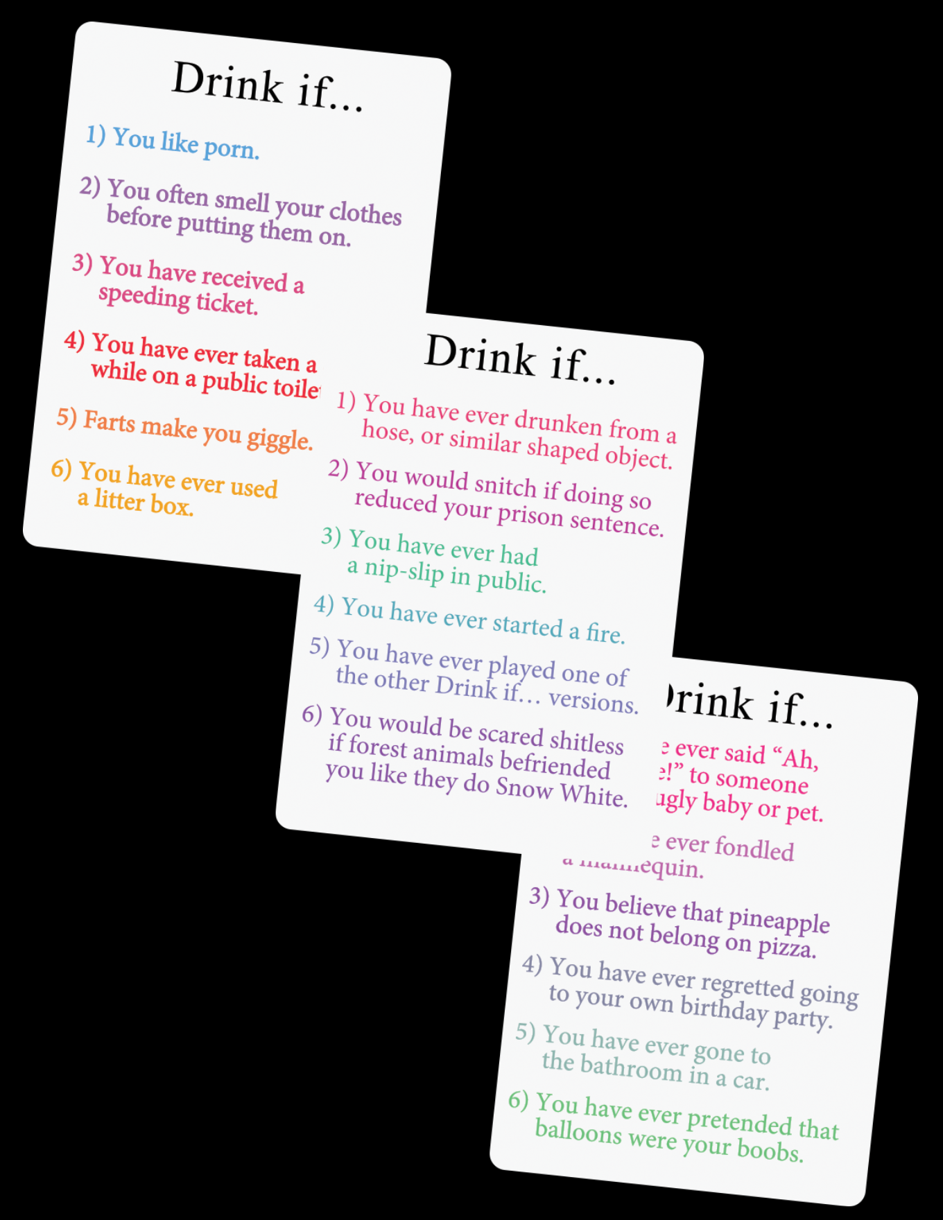 More Drink If…